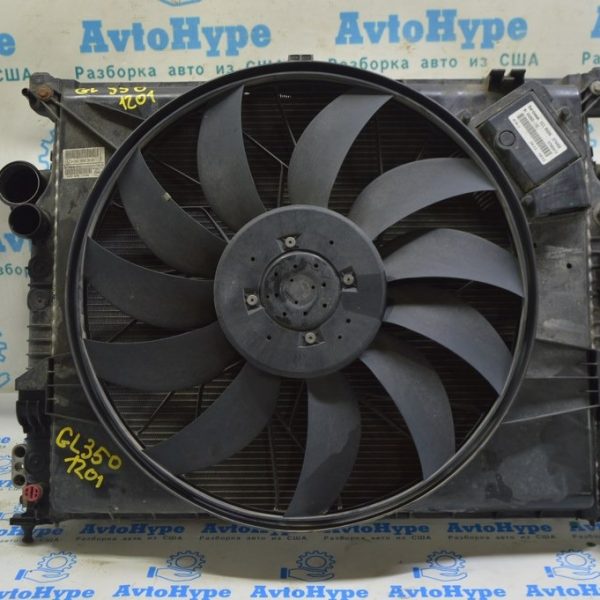 Диффузор в сборе с вентилятором Mercedes X164 GL W164 ML W251 R (01) 71т км A 164 500 00 93