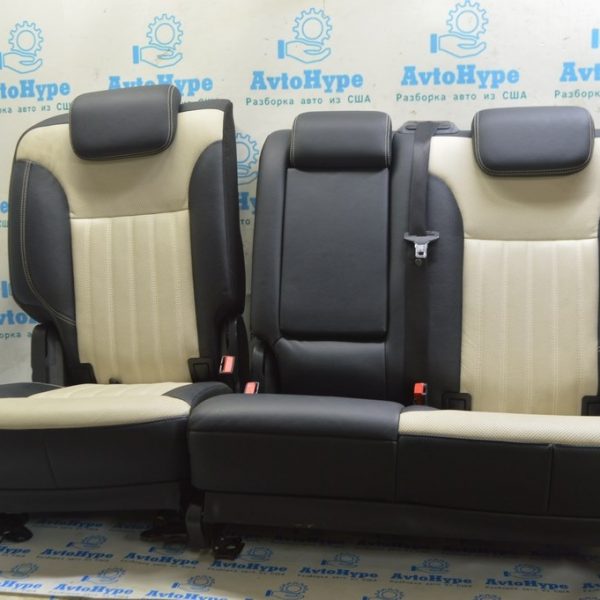 Задний ряд сидений (2 ряд) Mercedes X164 GL кожа черн+беж (01) подогрев A 164 920 37 03