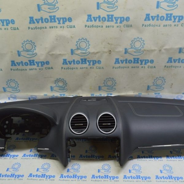 Торпедо (голая) с AIRBAG Mercedes X164 GL черн (01) GRAND EDITION обшита кожей A 164 680 09 87 8K