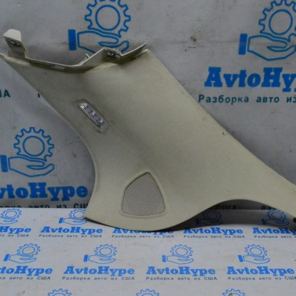 Накладка задней стойки возле двери багажника прав Mercedes GLC X253 16- беж алькантара a2536902025