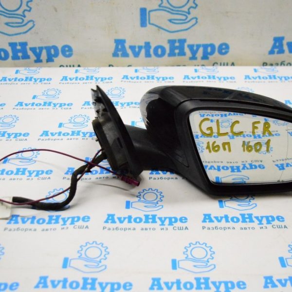 Зеркало боковое правое Mercedes GLC X253 16- черное (01) 16пин