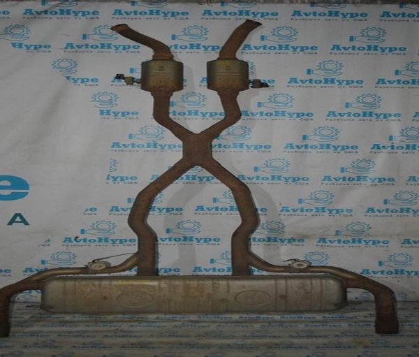 Глушитель задняя часть с бочкой Mercedes GLE-class C292 15-19 AWD 3.0 с средней частью 
A 292 490 12 00