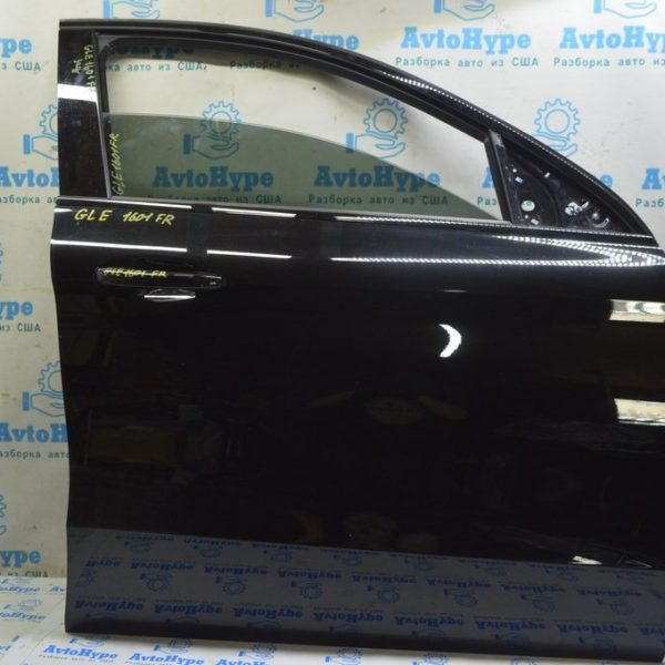Дверь голая перед прав Mercedes GLE-class C292 16-19 купе в цвет идеал (01) черная A 292 720 02 05
