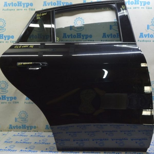 Дверь голая зад прав Mercedes GLE-class C292 16-19 купе в цвет идеал (01) черная A 292 730 52 01