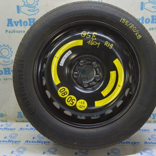 Запасное колесо докатка R19 155/80 Mercedes GLE-class C292 12-19 (01) A 164 400 01 02