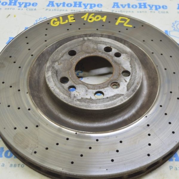 Диск тормозной перед лев Mercedes GLE-class C292 12-19 с перфорацией A 166 421 16 00
