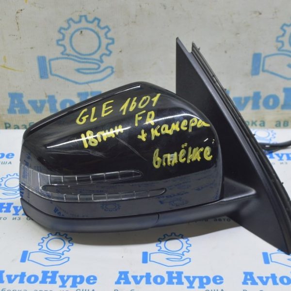 Зеркало боковое правое Mercedes GLE-class C292 12-19 (01) черное, 18пин, BSM, камера, поворотн A 292 810 44 00