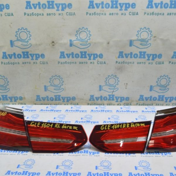 Комплект задней оптики Mercedes GLE-class C292 15-19 купе (01) A 292 906 50 00 европа A 292 906 49 00