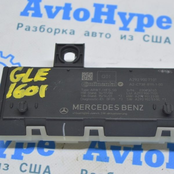 TAILGATE CONTROL MODULE Mercedes GLE-class C292 12-19 (01) A2929007101