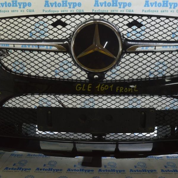 Решетка радиатора grill Mercedes GLE-class C292 12-19 AMG (01) с бампером передним A 292 888 01 60