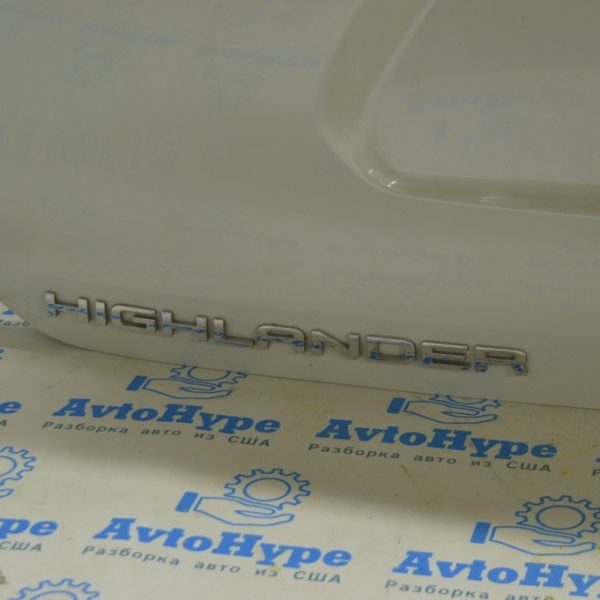 Эмблема надпись Highlander двери багажника Toyota Highlander 20- 75442-0E090