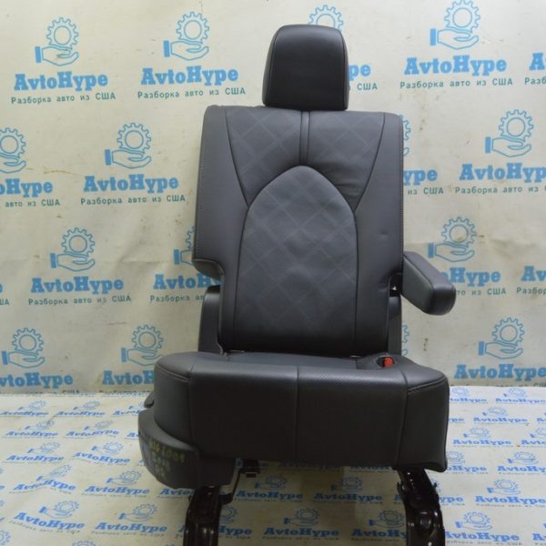 Задний ряд сидений 2 ряд правый Toyota Highlander 20-22 Platinum кожа черн (01) 71077-0E550-C4