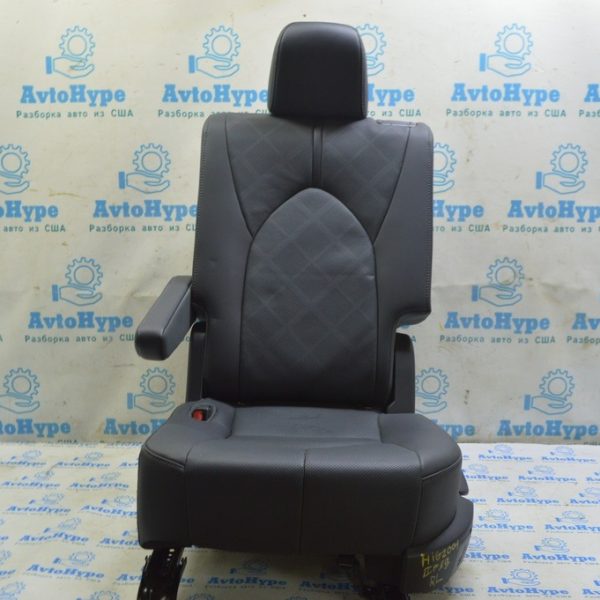 Задний ряд сидений 2 ряд левый Toyota Highlander 20-22 Platinum кожа черн (01) 71078-0E480-C4