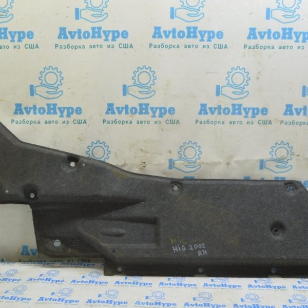 Защита днища правая Toyota Highlander 20-22 3.5 58165-0E070