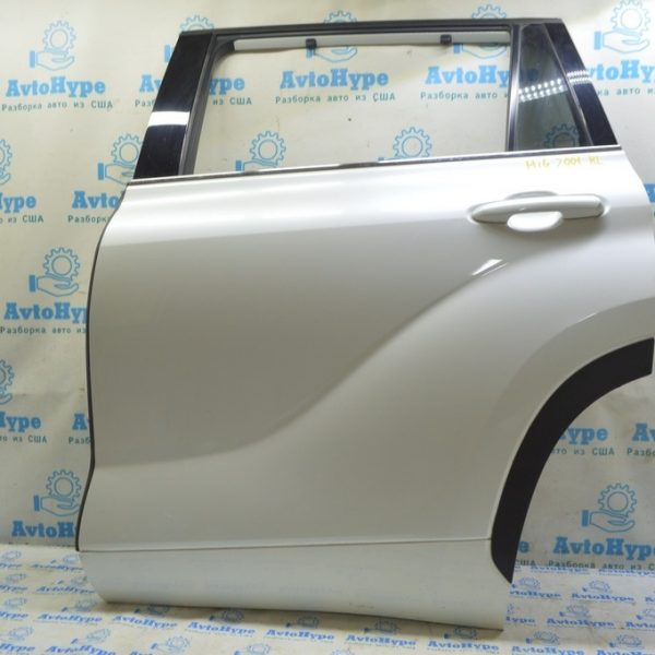 Дверь голая задняя левая Toyota Highlander 20- (01) цвет 070 белый перламутр 1010 67004-0E190