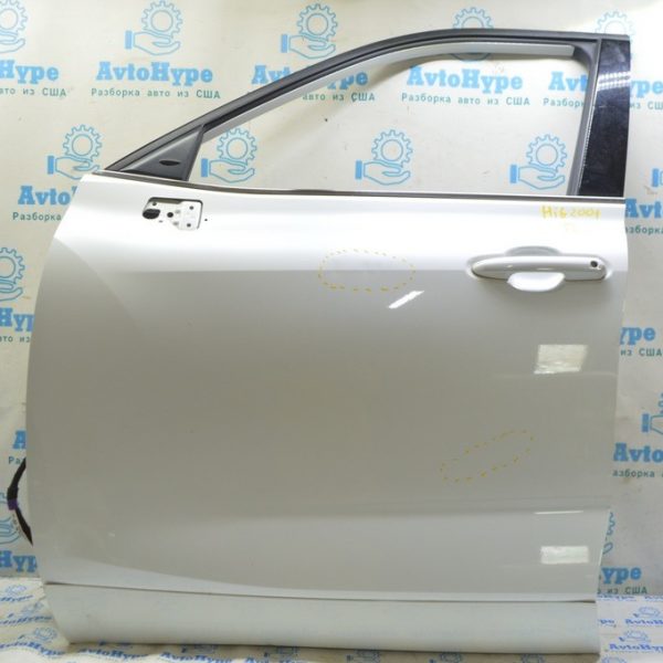 Молдинг двери верхний передней левой Toyota Highlander 20- черный 75754-0E050