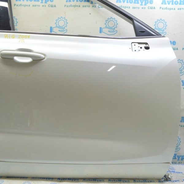 Накладка двери нижняя передняя правая Toyota Highlander 20- наружная (01) цвет 070 белый перл 75731-0E903