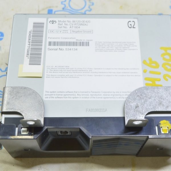 Магнитофон радио Toyota Highlander 20-22 под 12,3" дисплей (01) 86120-0E420