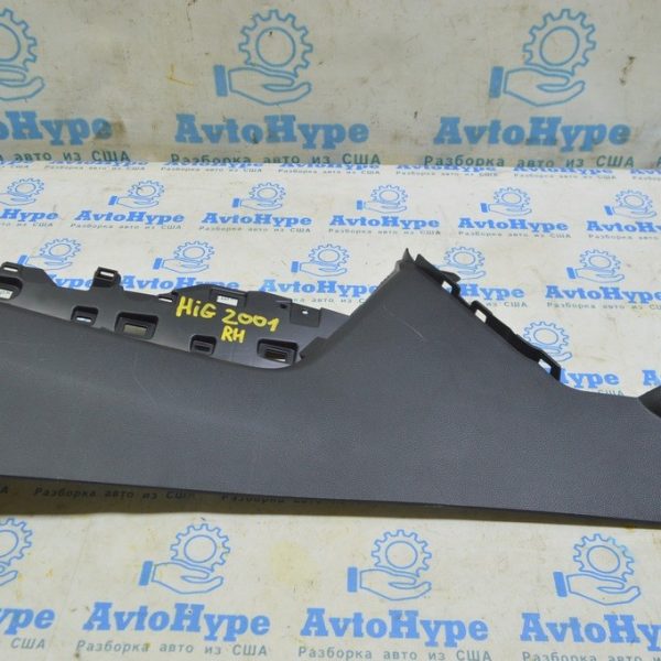 Накладка центральной консоли боковая правая Toyota Highlander 20-22 черн, передняя 58817-0E120-C0