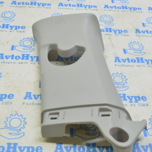 Накладка задней стойки правая передняя Toyota Highlander 20- серая 62550-0E031-B0