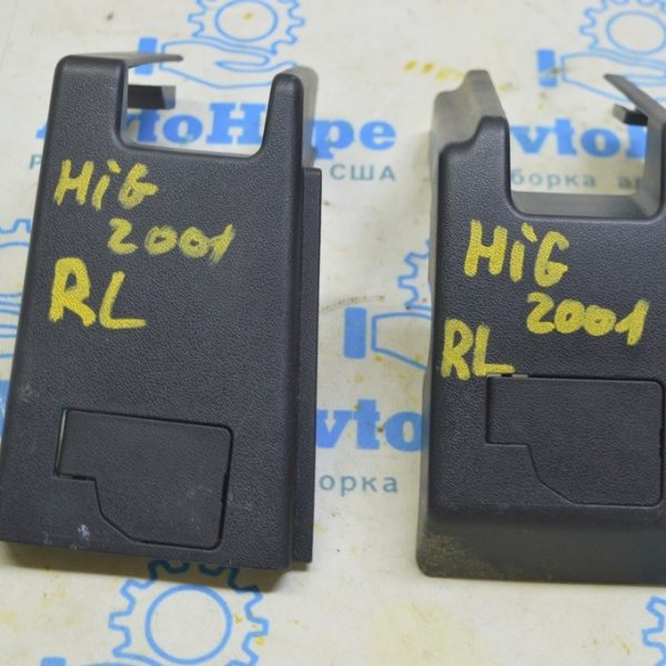 Накладка крепления сидений 2 ряд левая передняя внутренняя Toyota Highlander 20- черн 72127-0E100