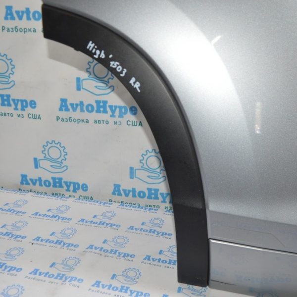 Накладка двери зад прав Toyota Highlander 14-19 арка царапина 75077-0E010