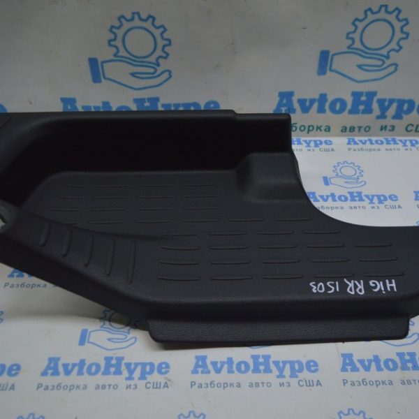 Накладка порога задняя правая Toyota Highlander 14- черн 67917-0E050-C0