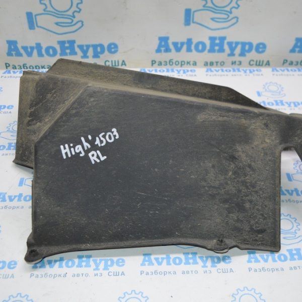 Защита заднего бампера лев Toyota Highlander 14-19 58724-0E060