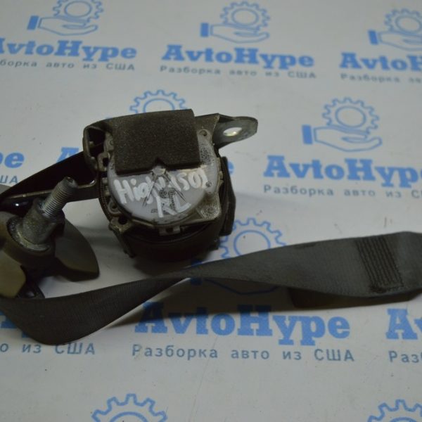 Ремень безопасности 2-го ряда зад лев Toyota Highlander 14- серый (03) под химчистку 73370-0E070-B0