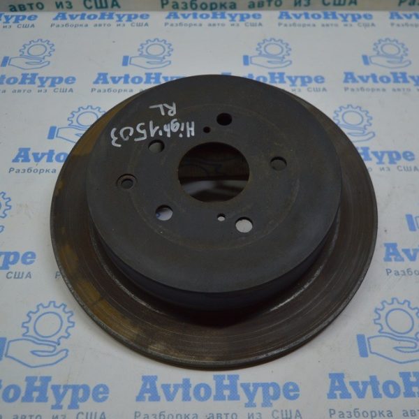 Диск тормозной зад лев Toyota Highlander 14- 424310E020