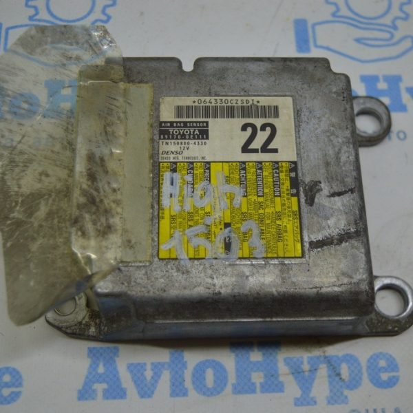 Модуль srs airbag компьютер подушек безопасности Toyota Highlander 14- (03) 891700E111