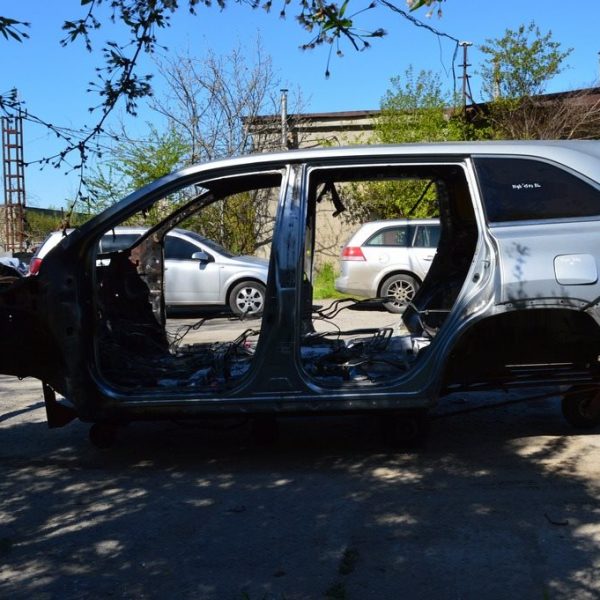 Четверть крыло задняя левая Toyota Highlander 14- (03) графит на кузове длинный порог см фото 61612-0E090