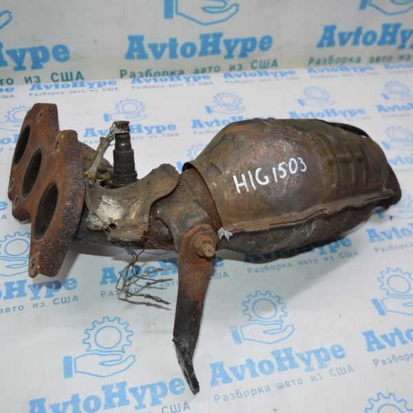 Коллектор выпускной задний с катализатором Toyota Highlander 14- 3.5 (03) 38к пробег,горелый 17150-0P250