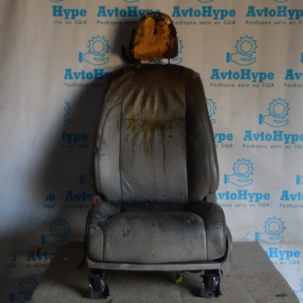 Водительское сидение Toyota Highlander 14- кожа серая (03) на запчасти 71072-0E320-B2