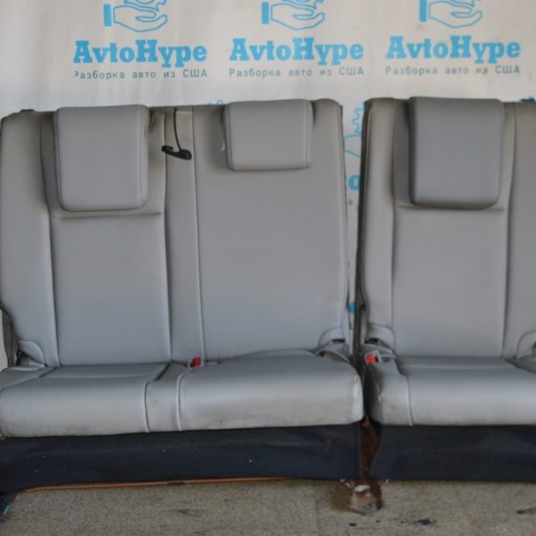Задний ряд сидений (3 ряд) Toyota Highlander 14- кожа серая (03) под химчистку 71076-0E200-B3