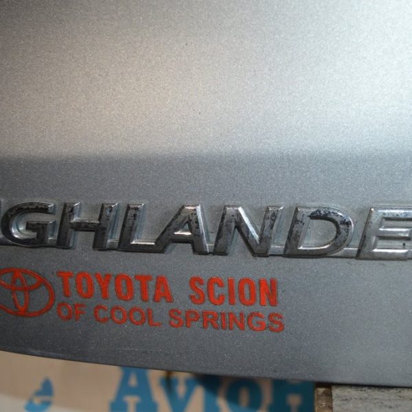 Эмблема надпись Highlander двери багажника Toyota Highlander 14- 75442-0E050
