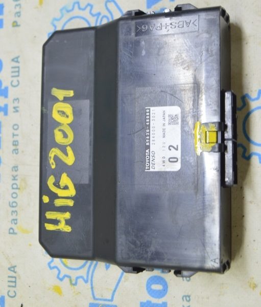Computer Assembly, Tract Toyota Highlander 20-22 (01) блок управления полным приводом 89630-48080