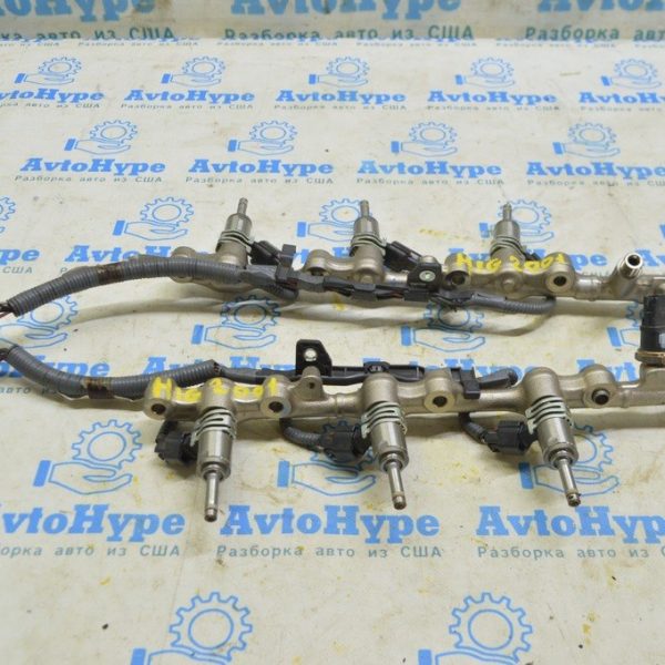 Топливная рейка высокого давления левая Toyota Highlander 20-22 3.5 с датчиком 23860-0P030