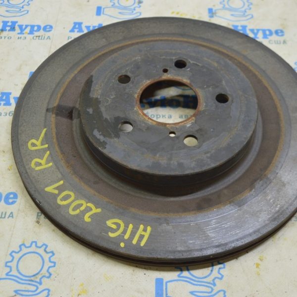 Диск тормозной задний правый Toyota Highlander 20- 340мм (01) 42431-0E070