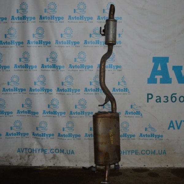 Глушитель задняя часть резонатор с бочкой Toyota Highlander 20-22 3.5 17430-0P600