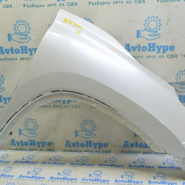 Крыло переднее правое Toyota Highlander 20- (01) цвет 070 белый перламутр 1010 53801-0E160