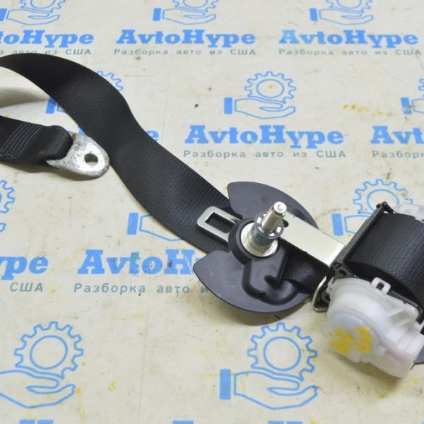 Ремень безопасности 3-го ряда задний левый Toyota Highlander 20- черный 73570-0E090-B2