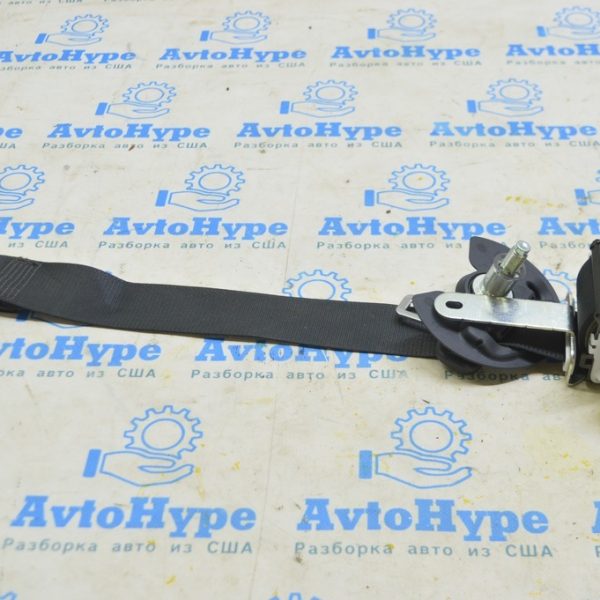 Ремень безопасности 2-го ряда задний правый Toyota Highlander 20- черный 73360-0E120-B2