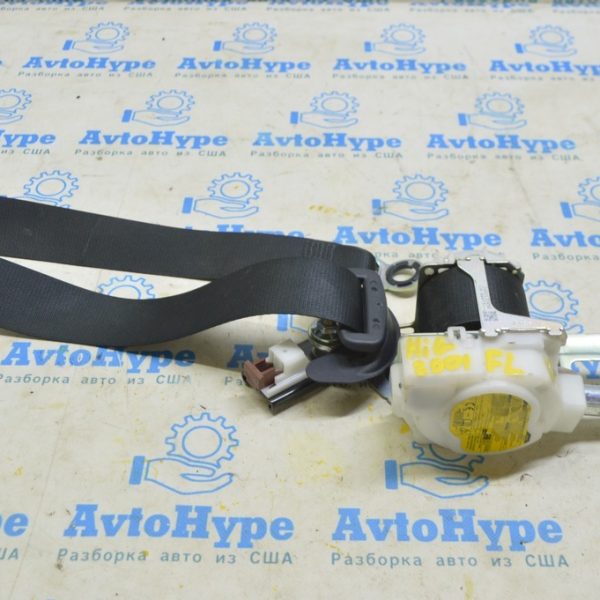 Водительский ремень безопасности Toyota Highlander 20- черный 73220-0E160-B0