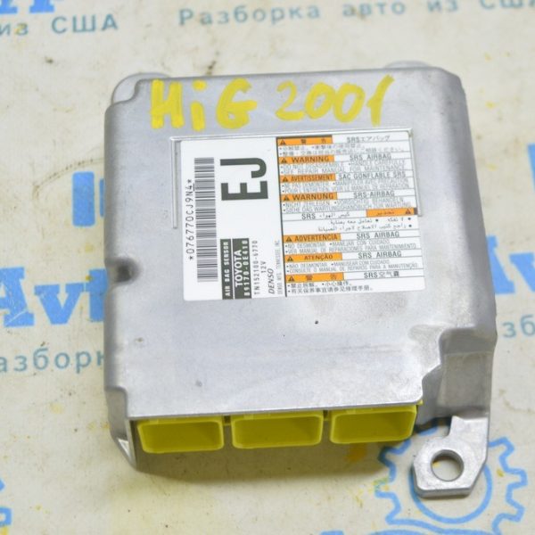 Модуль srs airbag компьютер подушек безопасности Toyota Highlander 20-21 3.5 (01) 89170-0E410