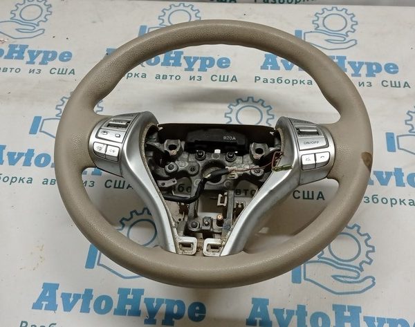 Руль (голый) Nissan Rogue 14-16 беж пластик (05) деф 48430-4BA0A