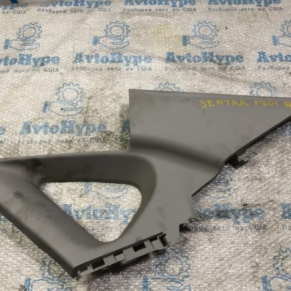 Накладка задней стойки правая Nissan Sentra 13-19 серая 76934-3SG0A