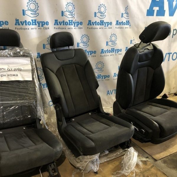 Задний ряд сидений (2 ряд) Audi Q7 4M 15- алькантара черн