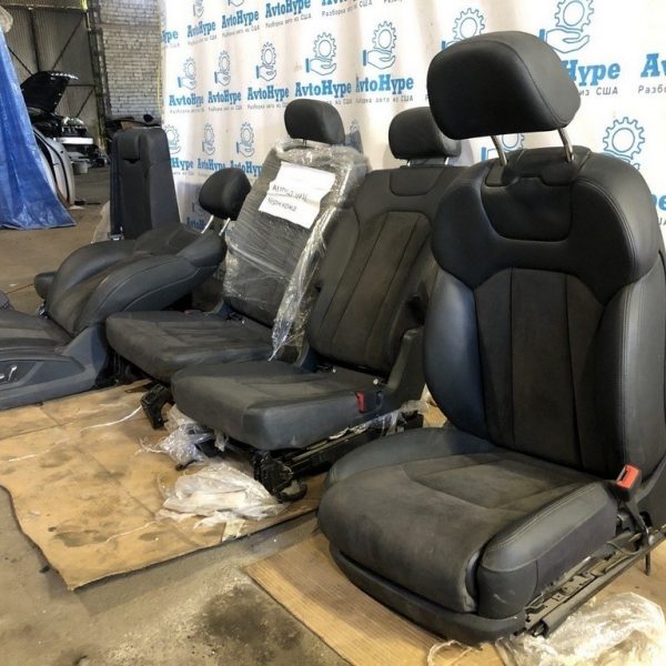 Пассажирское сидение Audi Q7 4M 15- алькантара черн