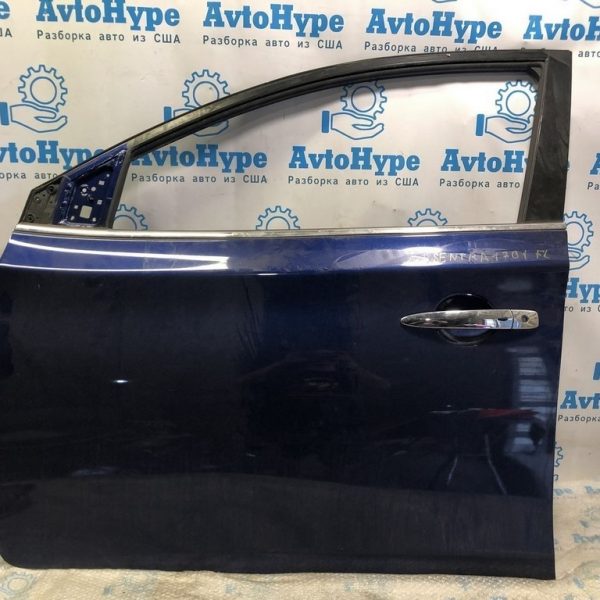 Дверь голая перед лев Nissan Sentra 15-19 (01) синяя цвет RAY  H0101-4AFMB